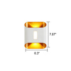 Modern Aluminum Lens Outdoor Waterproof Patio LED Wall Sconce Lamp Lumendat