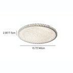 Modern Luxury Stainless Steel Crystal Round Square Rectangular LED Flush Mount Ceiling Light For Living Room Lumendat