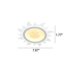 Creative Cartoon Smiley Sun LED Flush Mount Ceiling Light Lumendat