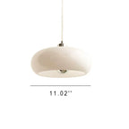 Vintage White / Orange Glass Dome 1-light Pendant Light Lumendat