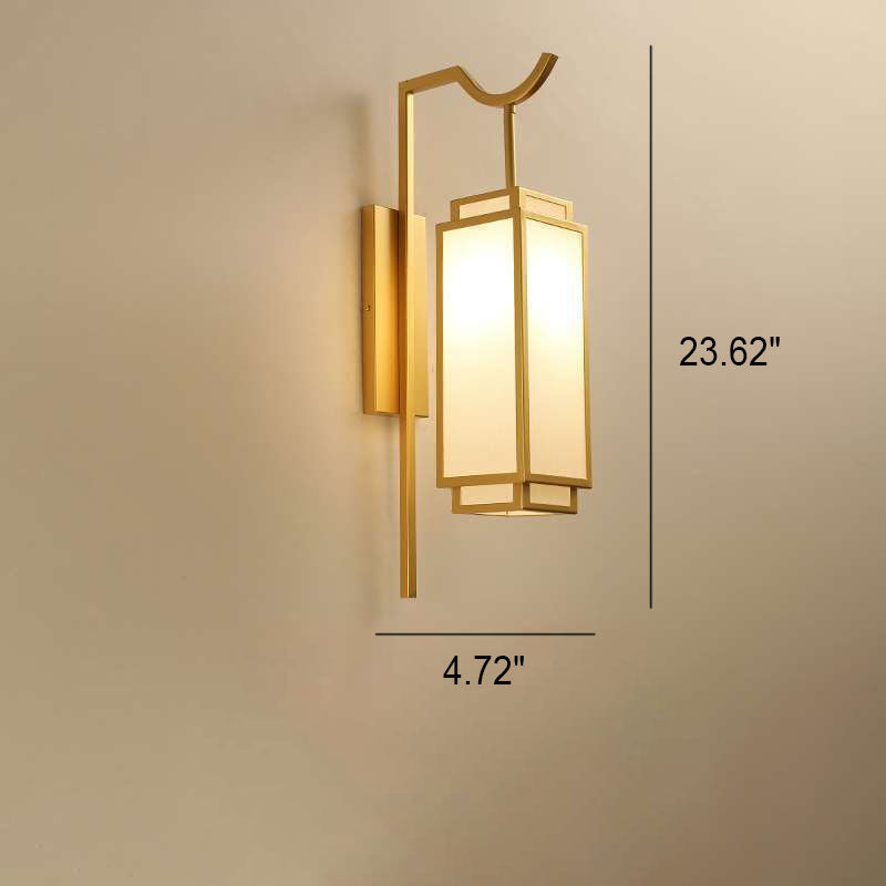 Modern Light Luxury Vintage Iron Cloth 1-Light Wall Sconce Lamp Lumendat