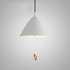 Modern Macarons Tapered Metal 1-light Pendant Lighting with Pull Ring