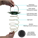 Solar Pineapple Iron Lantern LED Copper Wire Outdoor Waterproof Garden Decorative Hanging Lights Lumendat