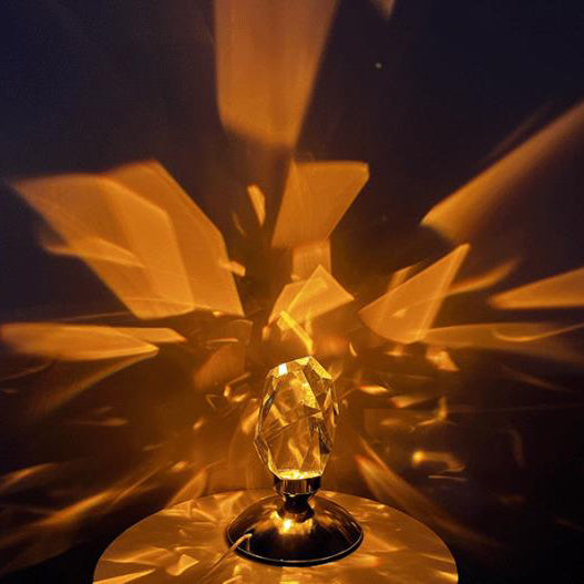 Diamond Crystal Luxury Ambient LED Night Light Table Lamp Lumendat