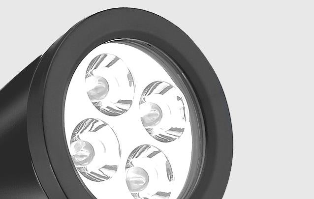 Modern Simplicity Solar Waterproof Conical Spotlight LED Outdoor Floor Plug Light Lumendat
