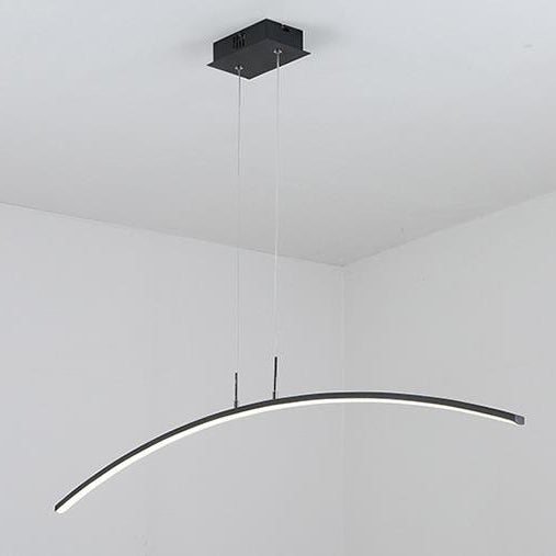 Nordic Minimalist Arch Linear LED Chandelier