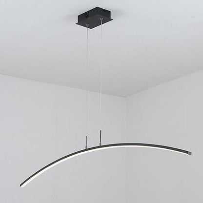 Nordic Minimalist Arch Linear LED Chandelier