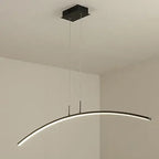 Nordic Minimalist Arch Linear LED Chandelier Lumendat