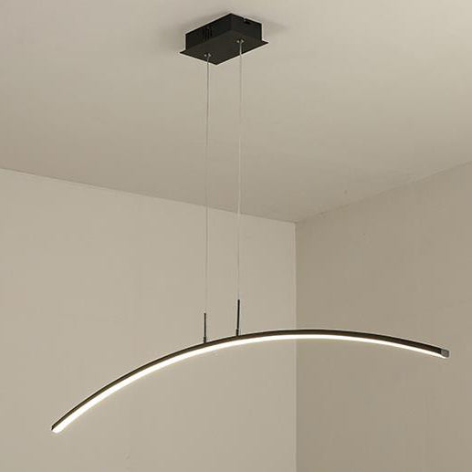 Nordic Minimalist Arch Linear LED Chandelier