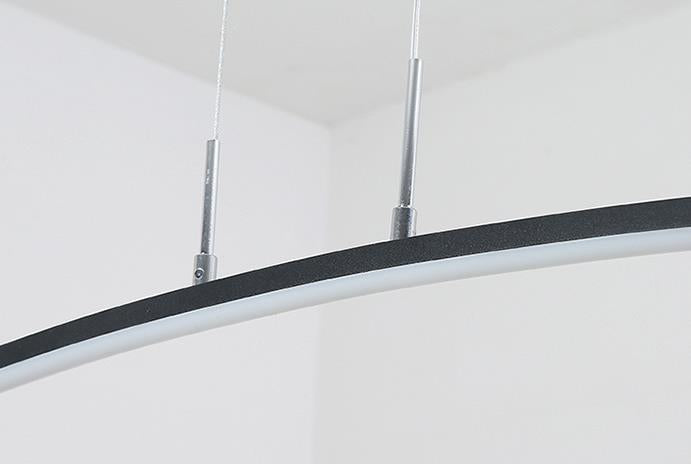 Nordic Minimalist Arch Linear LED Chandelier
