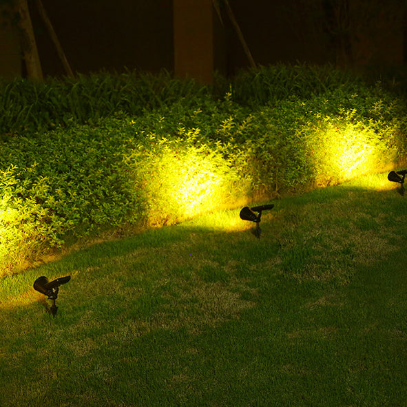 Modern Simplicity Solar Waterproof Conical Spotlight LED Outdoor Floor Plug Light Lumendat