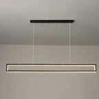 Modern Minimalist Long Frame LED Chandelier BulbSquare