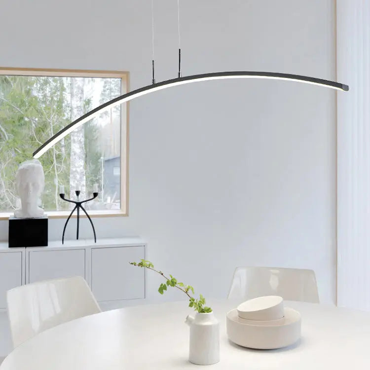 Nordic Minimalist Arch Linear LED Chandelier Lumendat