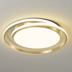 Modern Light Luxury Golden Circle LED Flush Mount Ceiling Light Lumendat