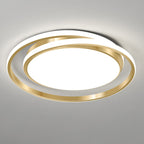 Modern Light Luxury Golden Circle LED Flush Mount Ceiling Light Lumendat