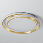 Modern Light Luxury Golden Circle LED Flush Mount Ceiling Light Lumendat