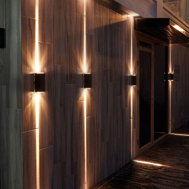 Modern Minimalist Outdoor Waterproof Beam Spotlight LED Outdoor Decorative Wall Sconce Lamp Lumendat