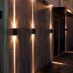 Modern Minimalist Outdoor Waterproof Beam Spotlight LED Outdoor Decorative Wall Sconce Lamp Lumendat