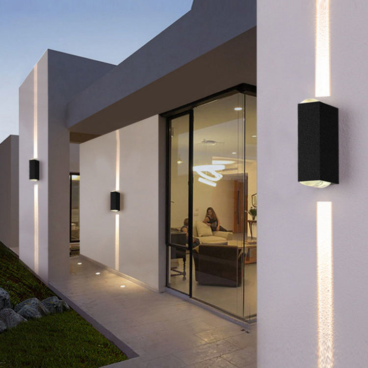 Modern Minimalist Outdoor Waterproof Beam Spotlight LED Outdoor Decorative Wall Sconce Lamp Lumendat