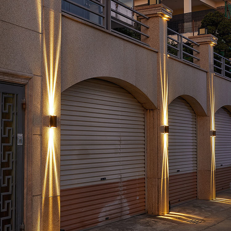 Modern Minimalist Outdoor Waterproof Beam Spotlight LED Outdoor Decorative Wall Sconce Lamp Lumendat