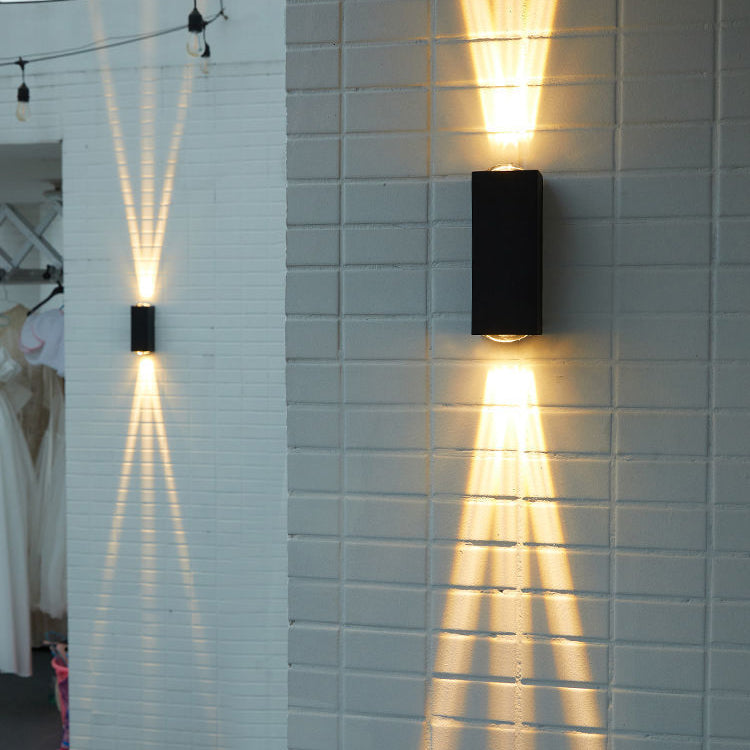 Modern Minimalist Outdoor Waterproof Beam Spotlight LED Outdoor Decorative Wall Sconce Lamp Lumendat