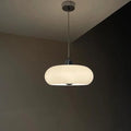 Vintage White / Orange Glass Dome 1-light Pendant Light modern luxury lighting fixture