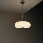 Vintage White / Orange Glass Dome 1-light Pendant Light modern luxury lighting fixture