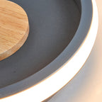 Contemporary Industrial Iron Barrel Spotlight 1-light Flush Mount Light