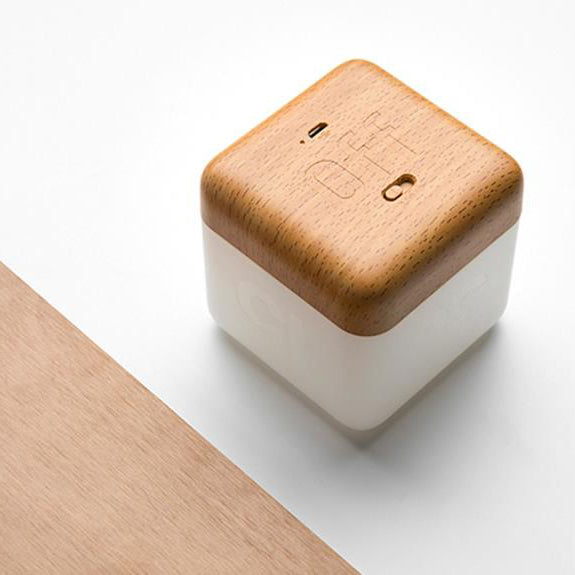 Modern Magic Cube Turn Timer Night Light USB Rechargeable LED Table Lamp Lumendat