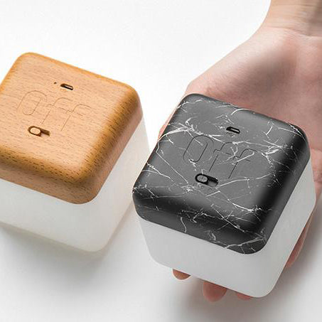 Modern Magic Cube Turn Timer Night Light USB Rechargeable LED Table Lamp Lumendat