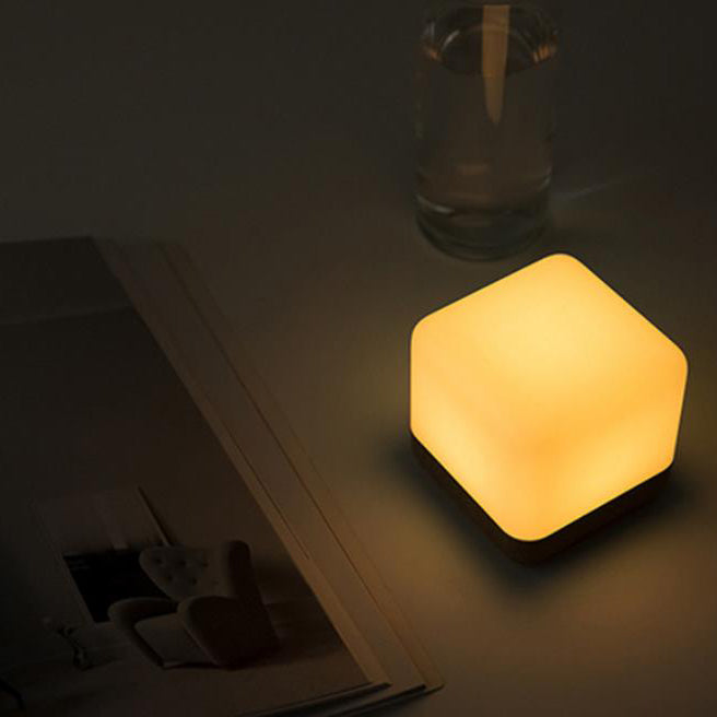 Modern Magic Cube Turn Timer Night Light USB Rechargeable LED Table Lamp Lumendat