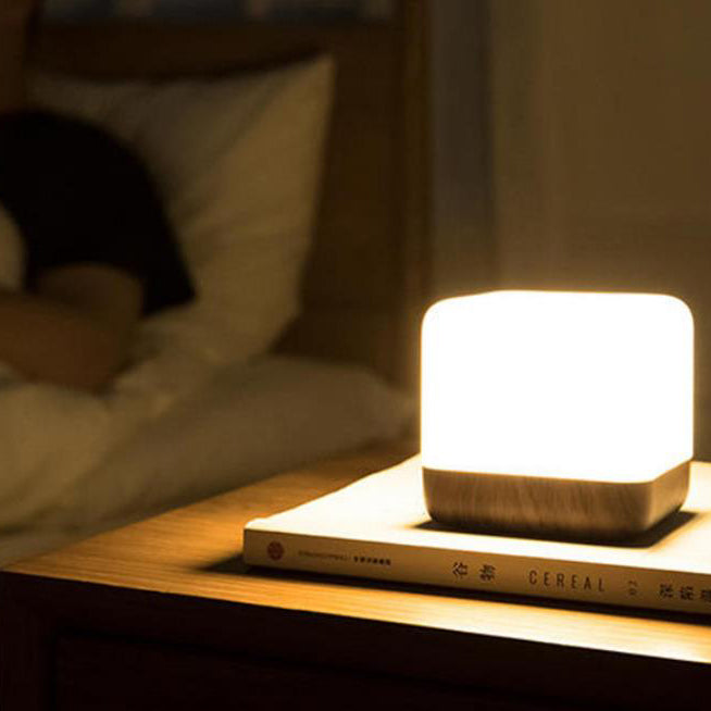Modern Magic Cube Turn Timer Night Light USB Rechargeable LED Table Lamp Lumendat