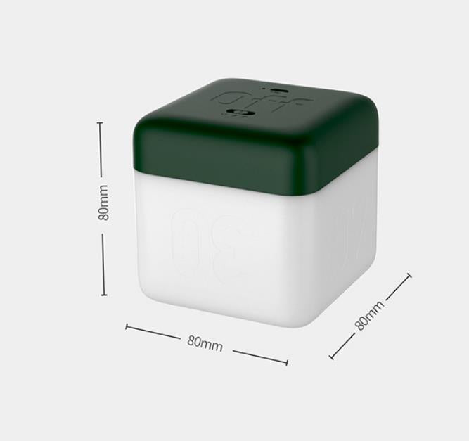 Modern Magic Cube Turn Timer Night Light USB Rechargeable LED Table Lamp Lumendat