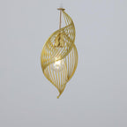 Nordic Creative Iron Sea Snail Shape 1-light Pendant Light BulbSquare