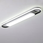 Nordic Minimalist Long Bar Ring LED Flush Mount Ceiling Light Lumendat