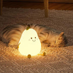 Creative Fruit Pear Silicone LED Night Light USB Table Lamp Lumendat
