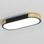 Modern Minimalist Rectangular Ring LED Flush Mount Ceiling Light BulbSquare