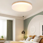 Lumendat Modern Acrylic Shade Round Log LED Flush Mount Light Lumendat