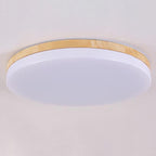 Lumendat Modern Acrylic Shade Round Log LED Flush Mount Light Lumendat