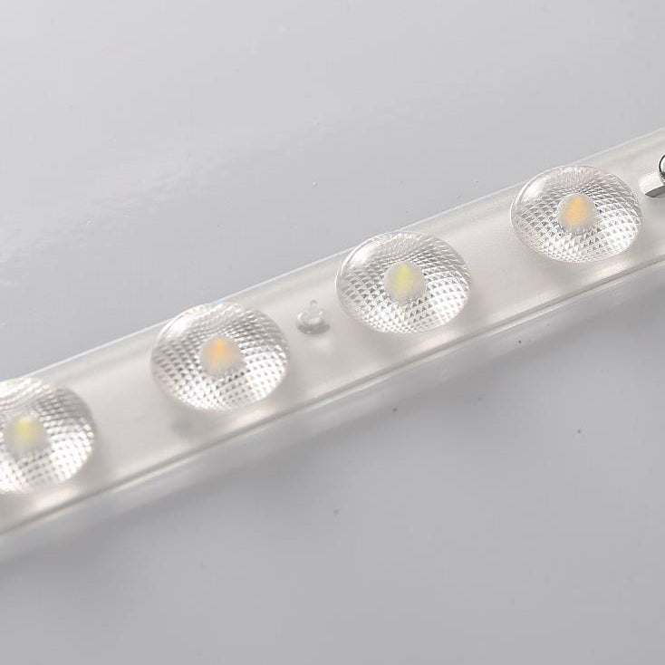 Lumendat Modern Acrylic Shade Round Log LED Flush Mount Light Lumendat