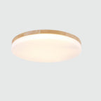 Lumendat Modern Acrylic Shade Round Log LED Flush Mount Light Lumendat