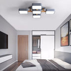 Lumendat Modern Acrylic Small Cube Combination LED Flush Mount Light Lumendat