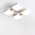 Lumendat Modern Acrylic Small Cube Combination LED Flush Mount Light Lumendat