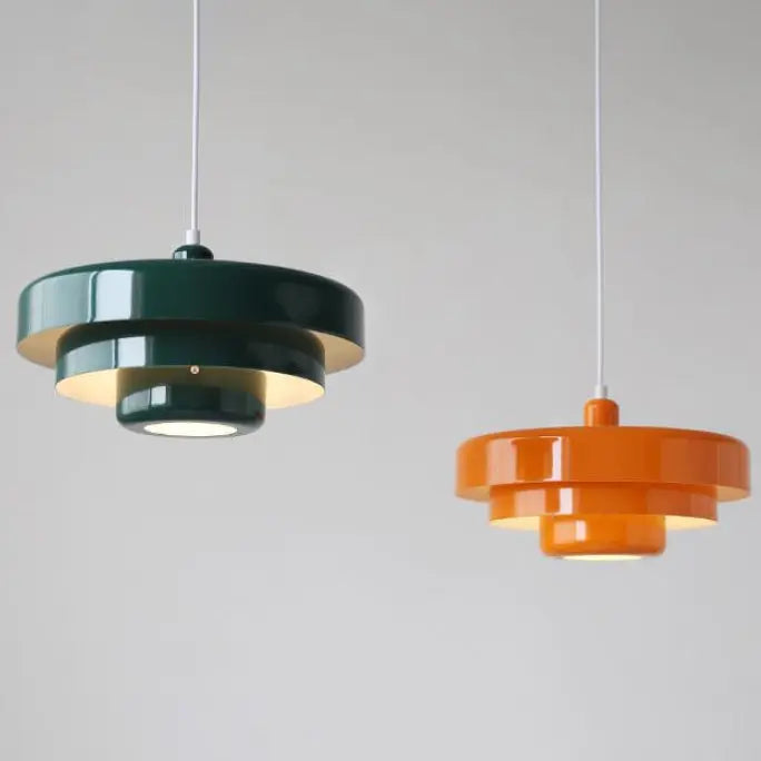 Nordic Vintage Multi-layered Round Metal 1-light Pendant Light modern luxury lighting fixture