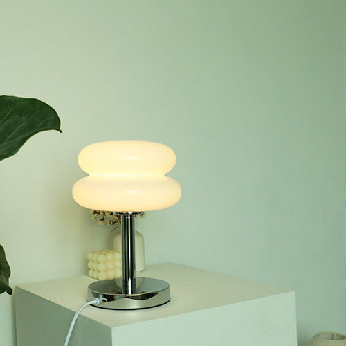 Modern Glass Tart Design 1-Light Table Lamp Lumendat