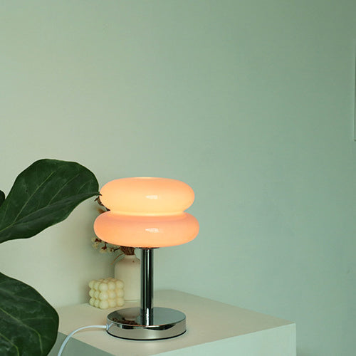 Modern Glass Tart Design 1-Light Table Lamp Lumendat