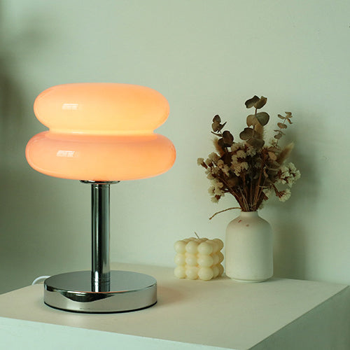 Modern Glass Tart Design 1-Light Table Lamp Lumendat