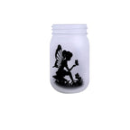 Solar Creative Fairy Frosted Glass Jar LED Outdoor Light Lumendat