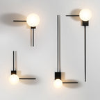 Nordic Industrial Retro Combination Graphic 1-Light Wall Sconce Lamp Lumendat
