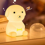 Lumendat Creative Silicone Puppy LED Night Light Table Lamp Lumendat